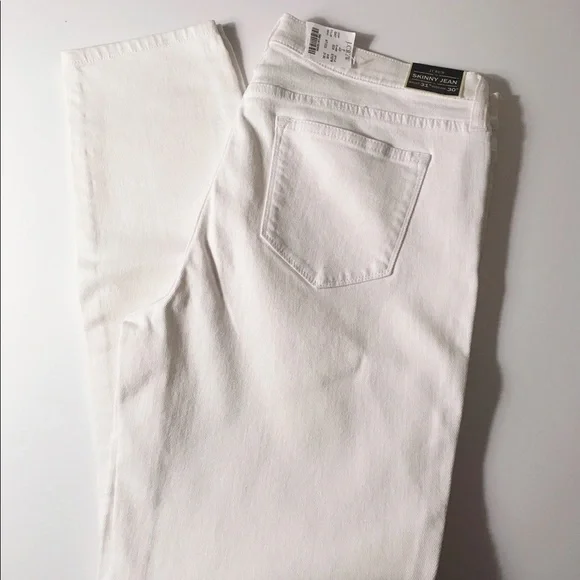 NWT size 31 white J.Crew Factory skinny jeans - Picture 3 of 4